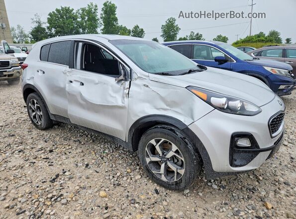 KNDPMCAC5M7920698 2021 KIA SPORTAGE Silver Przód prawy