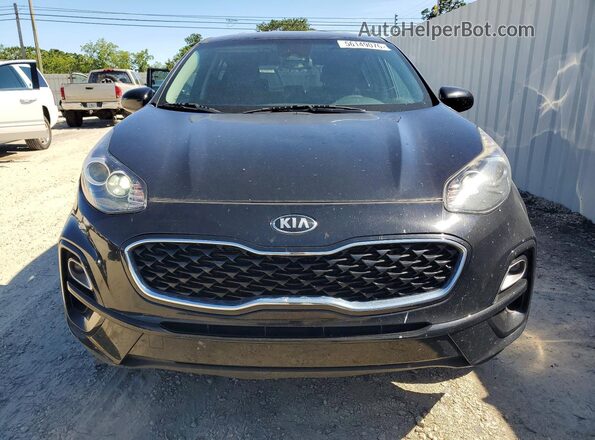 KNDPMCAC5M7931166 2021 KIA SPORTAGE Black Front view