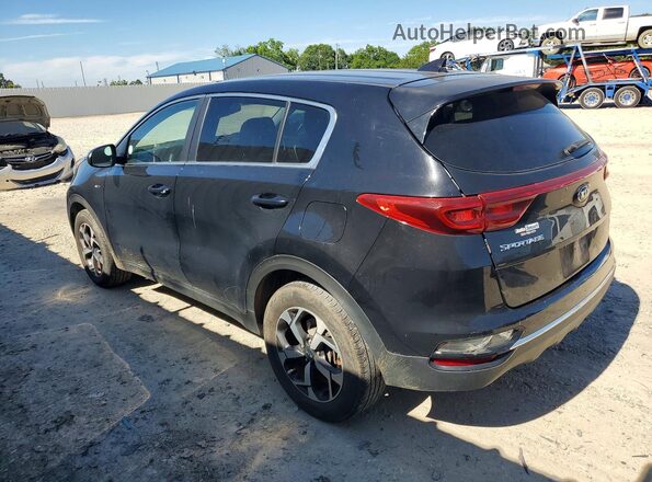 KNDPMCAC5M7931166 2021 KIA SPORTAGE Black Rear left
