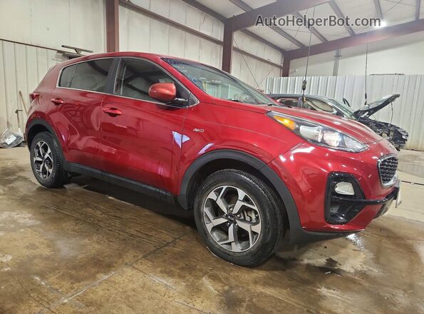KNDPMCAC5M7937372 2021 KIA SPORTAGE Red Առջևի աջ