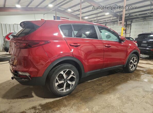 KNDPMCAC5M7937372 2021 KIA SPORTAGE Red Հետևի աջ