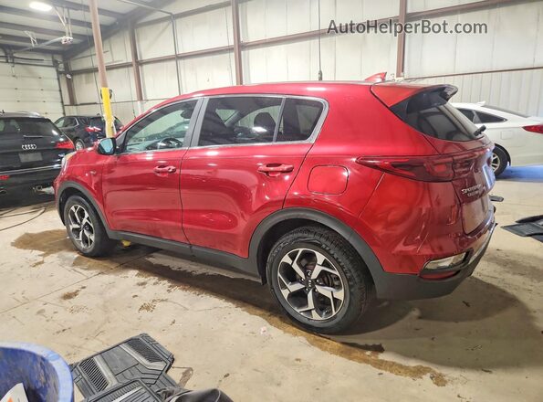 KNDPMCAC5M7937372 2021 KIA SPORTAGE Red Հետևի ձախ