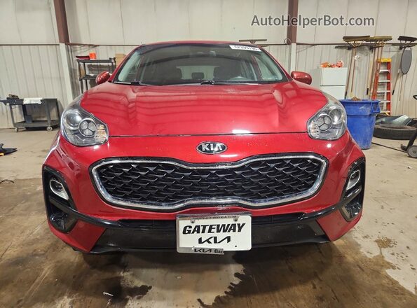 KNDPMCAC5M7937372 2021 KIA SPORTAGE Red Դիմացի տեսք
