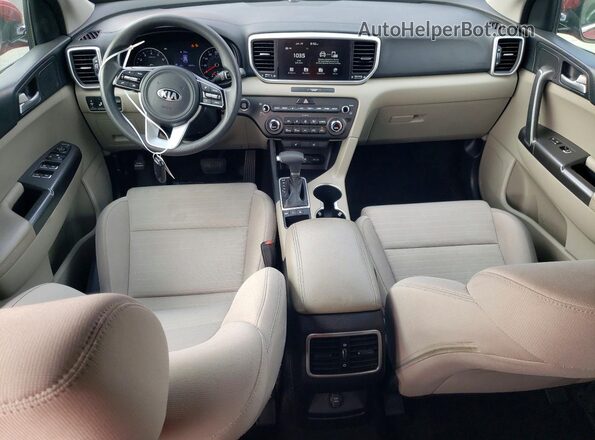 KNDPMCAC5N7949751 2022 KIA SPORTAGE Red Widok deski rozdzielczej