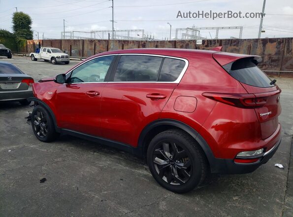 KNDPMCAC5N7949751 2022 KIA SPORTAGE Red Tył lewy