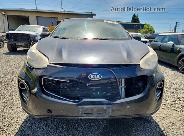 KNDPMCAC6H7112236 2017 KIA SPORTAGE Черный Вид спереди