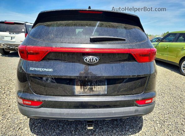 KNDPMCAC6H7112236 2017 KIA SPORTAGE Черный Вид сзади