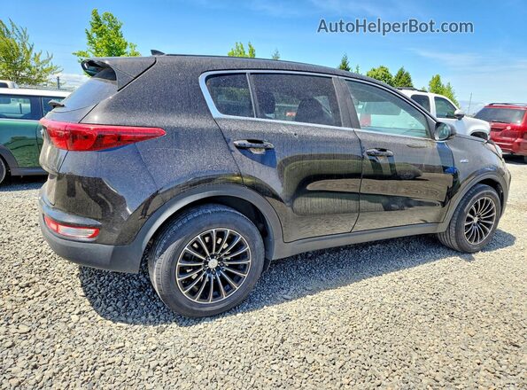 KNDPMCAC6H7112236 2017 KIA SPORTAGE Черный Задняя правая четверть