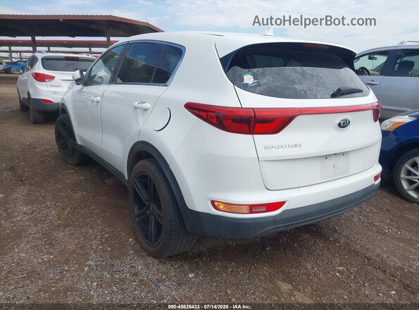 KNDPMCAC6H7235955 2017 KIA SPORTAGE White Trasero izquierdo