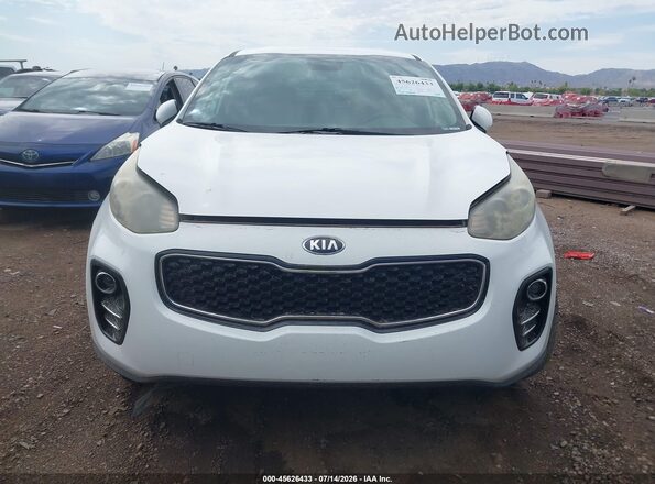 KNDPMCAC6H7235955 2017 KIA SPORTAGE White Vista frontal