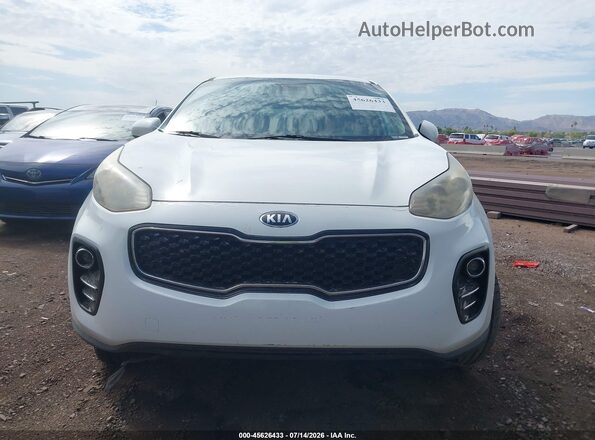 KNDPMCAC6H7235955 2017 KIA SPORTAGE White Vista del cuadro de instrumentos