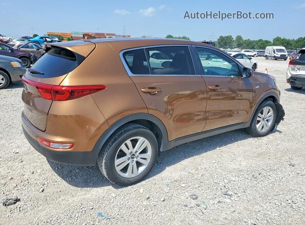 KNDPMCAC6H7248589 2017 KIA SPORTAGE Gold Задня права чверть