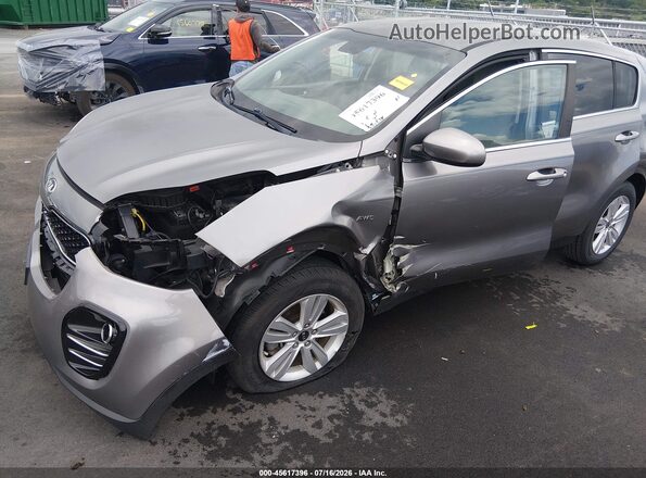 KNDPMCAC6H7264386 2017 KIA SPORTAGE Gray Դիմացի տեսք