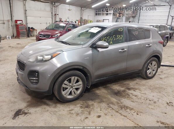 KNDPMCAC6H7290213 2017 KIA SPORTAGE Silver Vista tres cuartos delantera izquierda