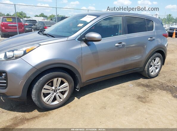 KNDPMCAC6J7346429 2018 KIA SPORTAGE Gray Przód lewy