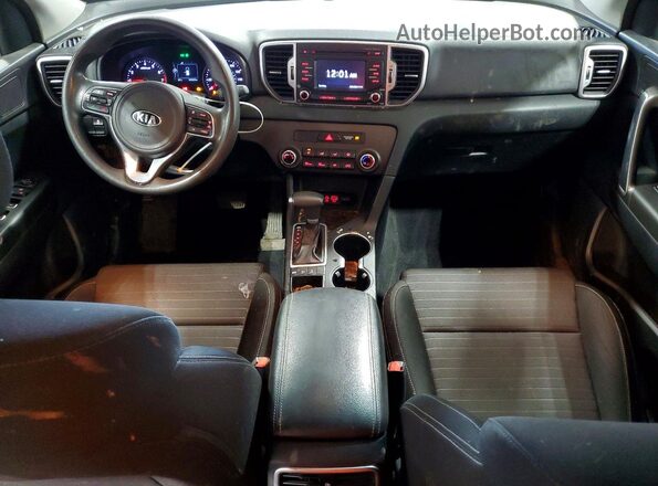 KNDPMCAC6J7391922 2018 KIA SPORTAGE Brown Առջևի վահանակի տեսք