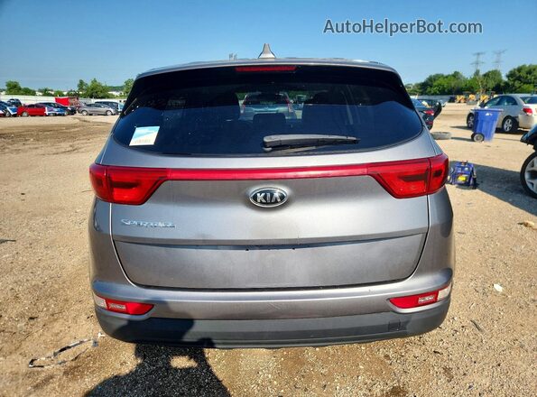 KNDPMCAC6J7448099 2018 KIA SPORTAGE Gray Հետևի տեսք