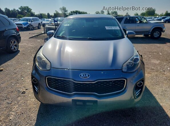 KNDPMCAC6J7448099 2018 KIA SPORTAGE Gray Դիմացի տեսք
