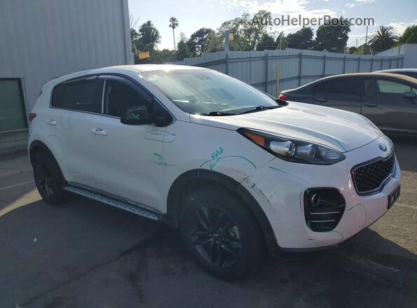 KNDPMCAC6K7508108 2019 KIA SPORTAGE Белый Передняя правая четверть