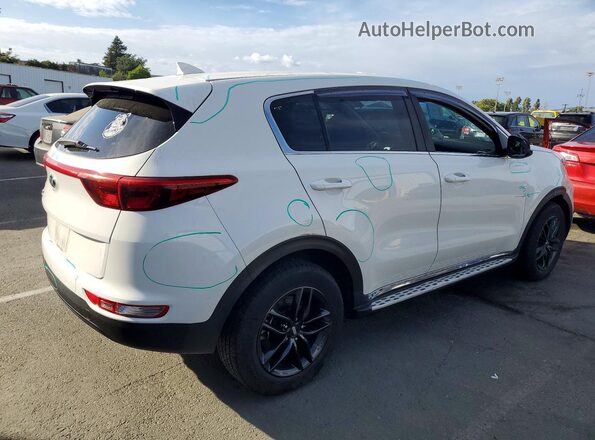 KNDPMCAC6K7508108 2019 KIA SPORTAGE Белый Задняя правая четверть