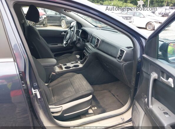 KNDPMCAC6K7550908 2019 KIA SPORTAGE Blue წინა სალონის ხედი
