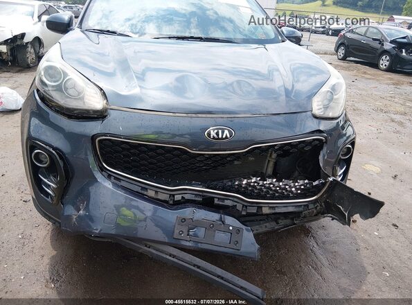 KNDPMCAC6K7550908 2019 KIA SPORTAGE Blue წინა ხედი