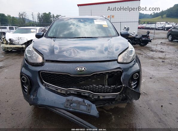 KNDPMCAC6K7550908 2019 KIA SPORTAGE Blue ხელსაწყოთა პანელის ხედი