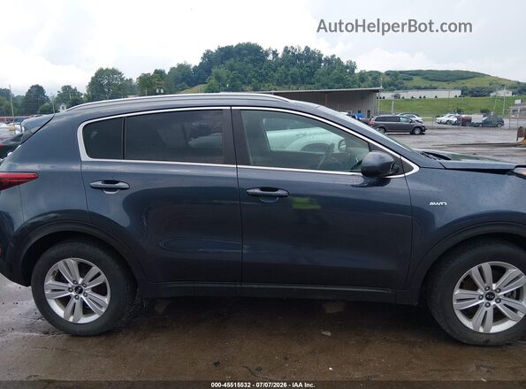 KNDPMCAC6K7550908 2019 KIA SPORTAGE Blue უკანა სალონის ხედი