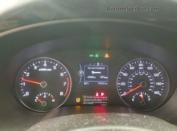 KNDPMCAC6K7597212 2019 KIA SPORTAGE Белый Вид щитка приборов