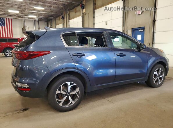 KNDPMCAC6L7840258 2020 KIA SPORTAGE Blue Tył prawy
