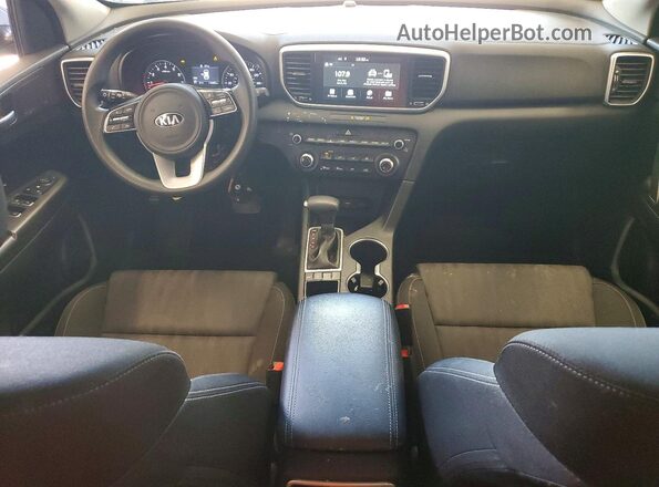 KNDPMCAC6L7840258 2020 KIA SPORTAGE Blue Widok deski rozdzielczej
