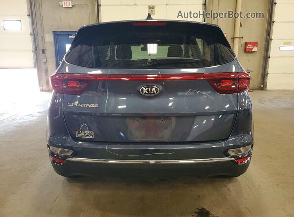 KNDPMCAC6L7840258 2020 KIA SPORTAGE Blue Widok z tyłu