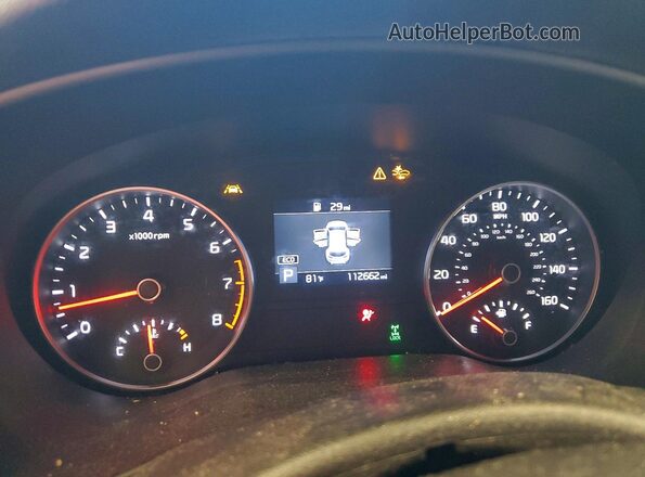 KNDPMCAC6L7840258 2020 KIA SPORTAGE Blue Widok zestawu wskaźników