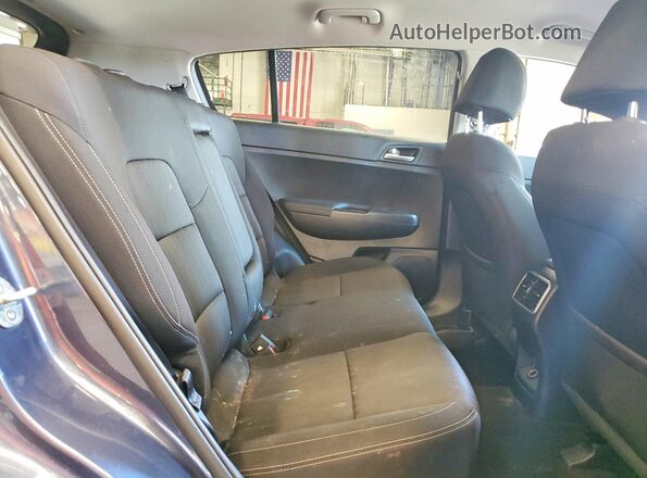 KNDPMCAC6L7840258 2020 KIA SPORTAGE Blue Widok wnętrza z tyłu