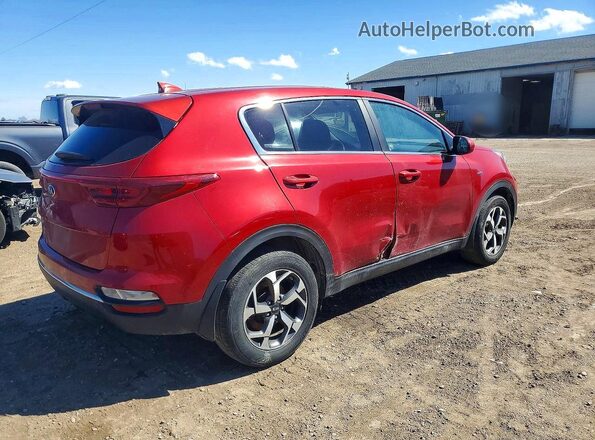 KNDPMCAC6M7942709 2021 KIA SPORTAGE Red Tył prawy