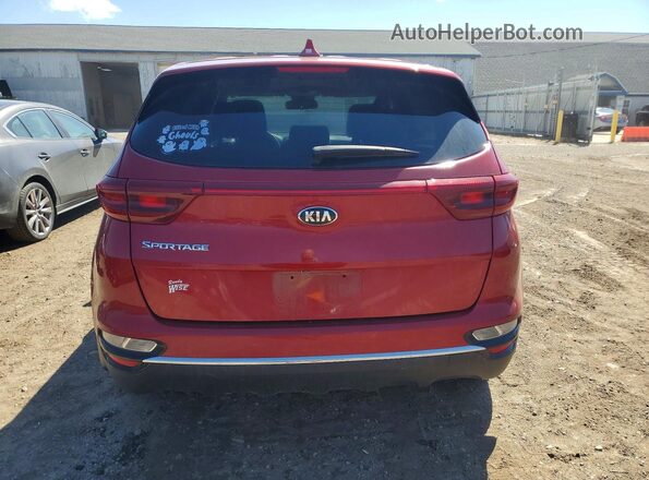 KNDPMCAC6M7942709 2021 KIA SPORTAGE Red Widok z tyłu