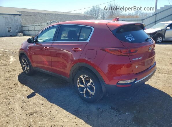 KNDPMCAC6M7942709 2021 KIA SPORTAGE Red Tył lewy