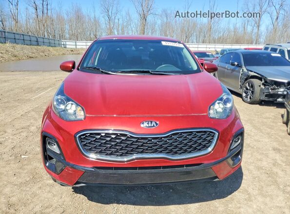 KNDPMCAC6M7942709 2021 KIA SPORTAGE Red Widok z przodu