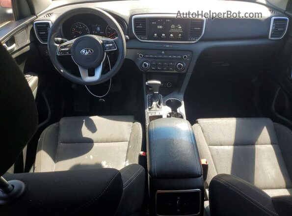 KNDPMCAC6M7942709 2021 KIA SPORTAGE Red Widok deski rozdzielczej