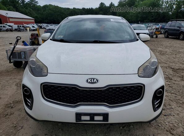 KNDPMCAC7H7086276 2017 KIA SPORTAGE White Widok z przodu