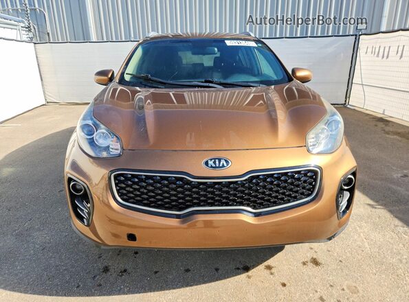 KNDPMCAC7H7088366 2017 KIA SPORTAGE Желто-коричневый Вид спереди