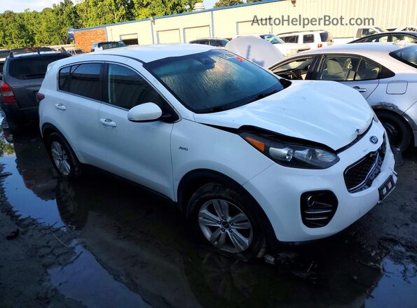 KNDPMCAC7J7394196 2018 KIA SPORTAGE White Front right