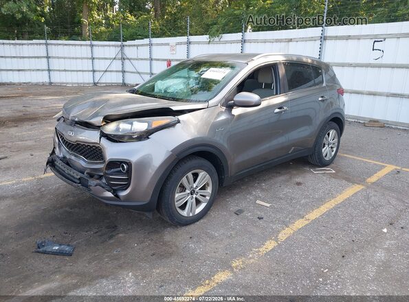 KNDPMCAC7J7407044 2018 KIA SPORTAGE Gray Przód lewy