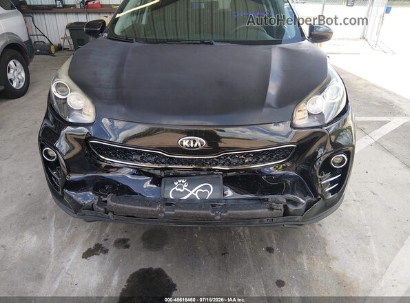 KNDPMCAC7J7438908 2018 KIA SPORTAGE Black Դիմացի տեսք