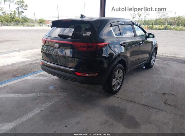 KNDPMCAC7J7438908 2018 KIA SPORTAGE Black Հետևի աջ
