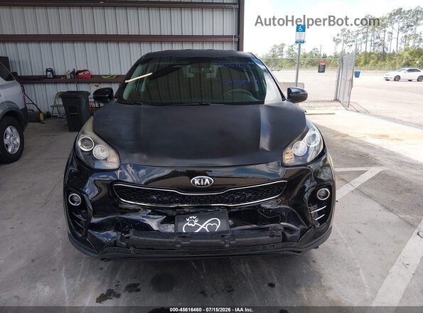KNDPMCAC7J7438908 2018 KIA SPORTAGE Black Սարքավորումների վահանակի տեսք