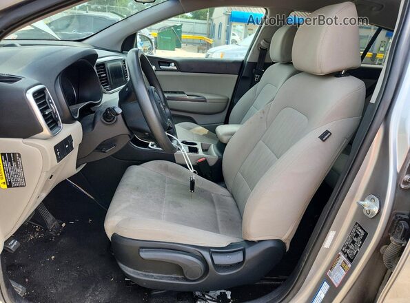 KNDPMCAC7L7814784 2020 KIA SPORTAGE Silver Vista interior delantera
