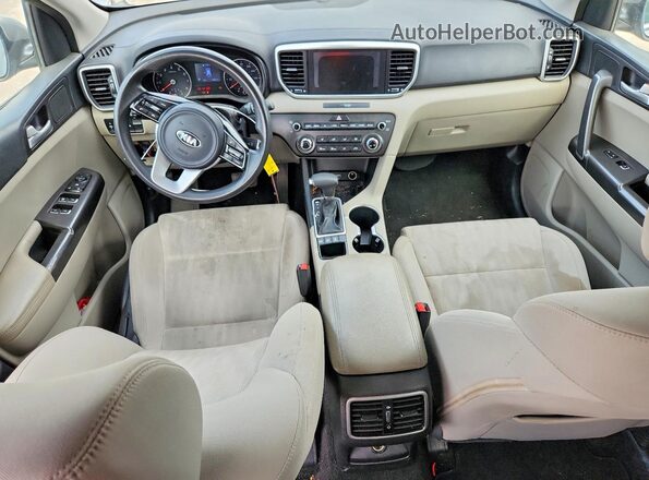 KNDPMCAC7L7814784 2020 KIA SPORTAGE Silver Vista del salpicadero