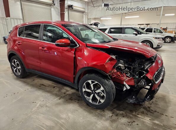 KNDPMCAC7M7910576 2021 KIA SPORTAGE Красный Передняя правая четверть