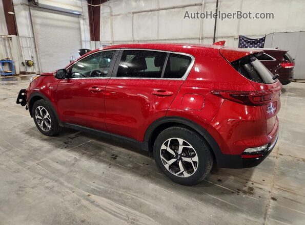 KNDPMCAC7M7910576 2021 KIA SPORTAGE Красный Задняя левая четверть